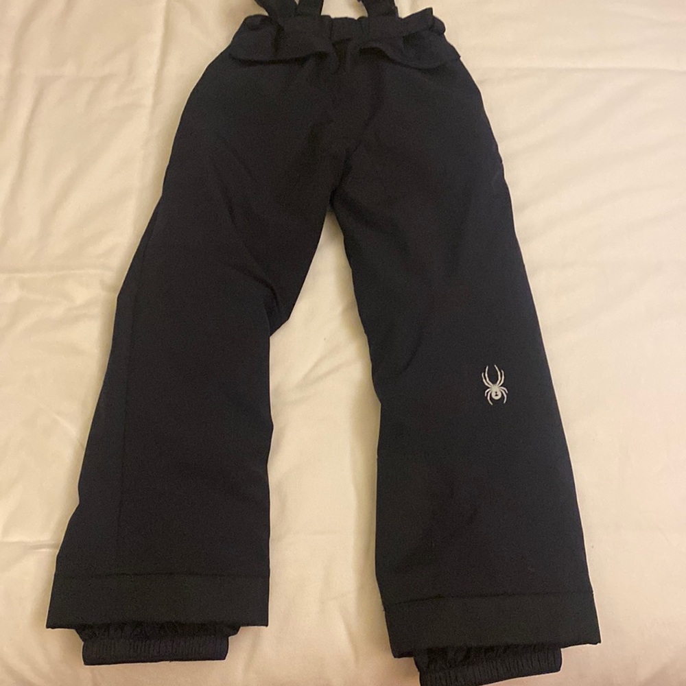 Boys size 14 Spider Black Propulsion Ski Bibs